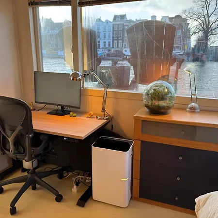 One Of A Kind Houseboat On The Canal Amstel